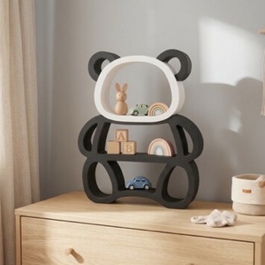 Aranyos panda polc � gyerekszobai játék- és dekor tároló - baba - mama - babaszobabútor - polc, fogas - Meska.hu