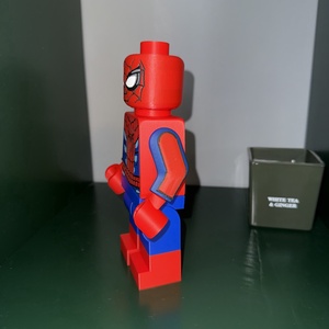 Pókember figura 21 cm Fortnite Brand New Day brick stílusú gyűjtői figura - otthon & életmód - dekoráció - dekoratív figurák és szobrok - Meska.hu