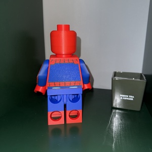 Pókember figura 21 cm Fortnite Brand New Day brick stílusú gyűjtői figura - otthon & életmód - dekoráció - dekoratív figurák és szobrok - Meska.hu