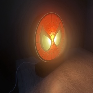 Pókember LED lámpa � asztali dekoráció, szuperhős, Spiderman - otthon & életmód - lámpa - asztali lámpa - Meska.hu