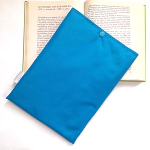 Vízhatlan könyvtok, türkiz-háromszög, tablet vagy e-book tok - könyv & zene - könyvtok - Meska.hu