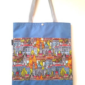 Zsebes, vízálló SZATYORKA, Budapest mintás - Meska.hu