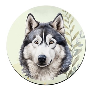 Husky portré mintás bögre alátét, Otthon & Életmód, Konyhafelszerelés, tálalás, Tálalás, Tányér- és poháralátét, , MESKA