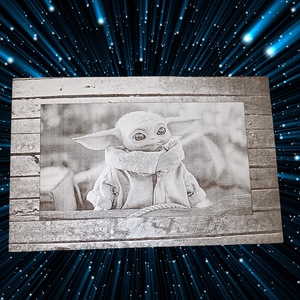 Star Wars Fali Dekoráció Yodababa - Meska.hu