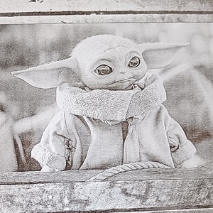 Star Wars Fali Dekoráció Yodababa - otthon & életmód - dekoráció - kép & falikép - táblakép - Meska.hu