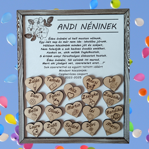 Köszönőtábla óvónőknek ,tanároknak, Otthon & Életmód, Dekoráció, Dísztárgy, Famegmunkálás, Festészet, MESKA