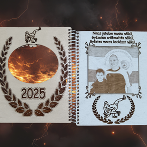  Fényképes Emlékfüzet Fából - otthon & életmód - dekoráció - dísztárgy - Meska.hu