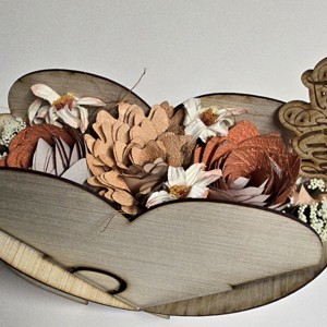 Szülőköszöntő szíves fa dobozban megszemélysítve - esküvő - emlék & ajándék - szülőköszöntő ajándék - Meska.hu