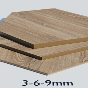 Modern Hexagon Falpanel Szett � 3D Térhatású Fa Antracit Dekor - otthon & életmód - dekoráció - fali és függő dekoráció - falra akasztható dekor - Meska.hu