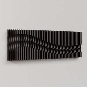 Antracit 3D Design Fal 138x50cm - otthon & életmód - dekoráció - fali és függő dekoráció - falra akasztható dekor - Meska.hu