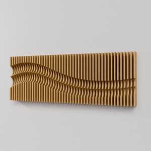 Antracit 3D Design Fal 138x50cm - otthon & életmód - dekoráció - fali és függő dekoráció - falra akasztható dekor - Meska.hu