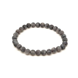 Larvikit matt ásvány karkötő golyós 6mm, Ékszer, Karkötő, Ásványkarkötő, , MESKA