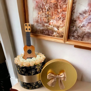 Music Díszdoboz, Otthon & Életmód, Dekoráció, Virágdísz és tartó, Virágbox, virágdoboz, , MESKA