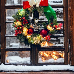 Mara Karácsonyi Ajtódísz  - karácsony - karácsonyi lakásdekoráció - karácsonyi ajtódíszek - Meska.hu