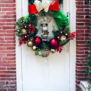 Mara Karácsonyi Ajtódísz  - karácsony - karácsonyi lakásdekoráció - karácsonyi ajtódíszek - Meska.hu