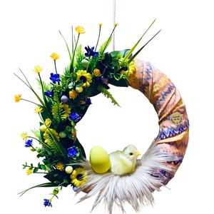 Csőrike Húsvéti Ajtódísz / Kopogtató  - otthon & életmód - dekoráció - ajtó- és ablak dekoráció - ajtódísz & kopogtató - Meska.hu