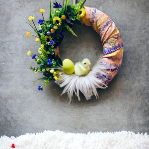 Csőrike Húsvéti Ajtódísz / Kopogtató  - otthon & életmód - dekoráció - ajtó- és ablak dekoráció - ajtódísz & kopogtató - Meska.hu