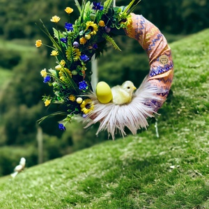 Csőrike Húsvéti Ajtódísz / Kopogtató  - otthon & életmód - dekoráció - ajtó- és ablak dekoráció - ajtódísz & kopogtató - Meska.hu