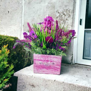 Mary Napfényes Virág-kaspó - otthon & életmód - dekoráció - Meska.hu