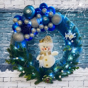 Hóemberes Ajtódísz, Karácsony, Adventi díszek, Adventi ajtódísz, , MESKA