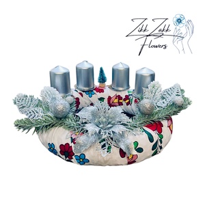 Magyar Motívumos Adventi Koszorú - karácsony - adventi díszek - adventi koszorú - Meska.hu