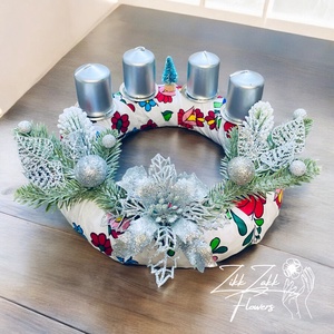 Magyar Motívumos Adventi Koszorú - karácsony - adventi díszek - adventi koszorú - Meska.hu