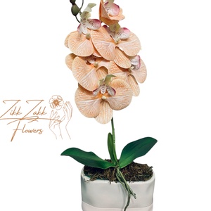 Orchidea Elegancia - Kifinomult Szépség - otthon & életmód - dekoráció - virágdísz és tartó - cserép & kaspó - Meska.hu