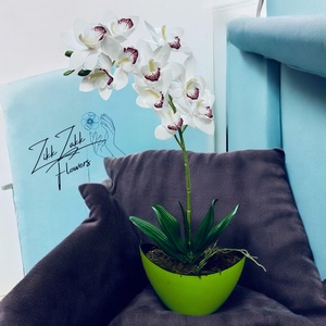 Fehér Orchidea Kompozíció - Meska.hu