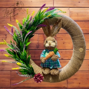 Húsvéti Nyuszi Ajtódísz - otthon & életmód - dekoráció - ajtó- és ablak dekoráció - ajtódísz & kopogtató - Meska.hu