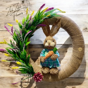 Húsvéti Nyuszi Ajtódísz - otthon & életmód - dekoráció - ajtó- és ablak dekoráció - ajtódísz & kopogtató - Meska.hu