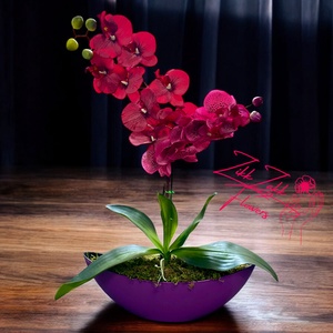 Viola Harmónia Orchidea - otthon & életmód - dekoráció - virágdísz és tartó - csokor & virágdísz - Meska.hu
