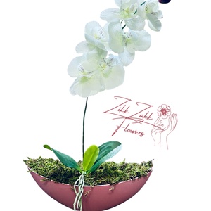 Rózsaszín Orchidea Dísz - otthon & életmód - dekoráció - virágdísz és tartó - csokor & virágdísz - Meska.hu