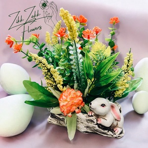 Tavaszi Nyuszi Asztaldísz - otthon & életmód - dekoráció - asztal és polc dekoráció - asztaldísz - Meska.hu