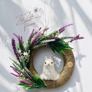 Húsvéti Nyuszi Koszorú - Meska.hu