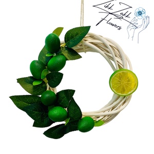 Lime Frissesség Koszorú - otthon & életmód - dekoráció - ajtó- és ablak dekoráció - ajtódísz & kopogtató - Meska.hu