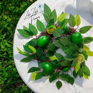 Lime Liget Díszkoszorú - otthon & életmód - dekoráció - ajtó- és ablak dekoráció - ajtódísz & kopogtató - Meska.hu