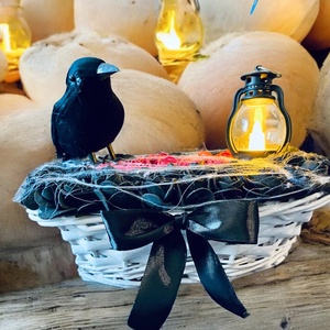  Holló és Lámpás, Otthon & Életmód, Dekoráció, Halloween, Halloweeni dekoráció, , MESKA