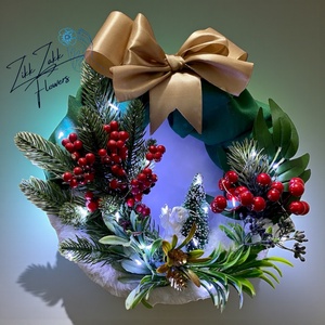 Angéla Karácsonyi Ajtódísz  - Meska.hu