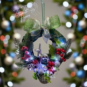 Tímea Karácsonyi Ajtódísz  - Meska.hu