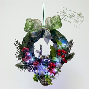 Tímea Karácsonyi Ajtódísz  - karácsony - karácsonyi lakásdekoráció - karácsonyi ajtódíszek - Meska.hu