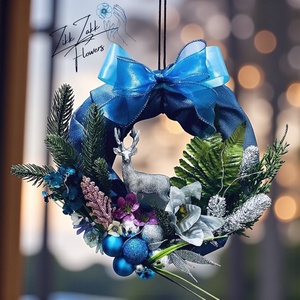 Elsa Adventi Ajtódísz  - Meska.hu