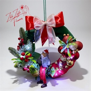 Karácsonyi - Adventi Ajtódísz  - karácsony - adventi díszek - adventi ajtódísz - Meska.hu