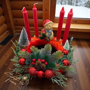 Adventi koszorú � Télapó Mackó Varázsa - Meska.hu