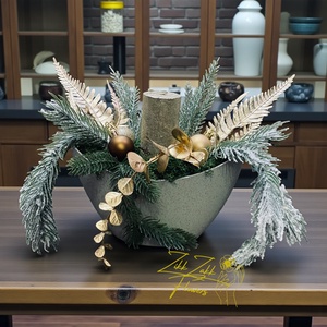 Arany Fény  Téli Ünnepi Asztaldísz - karácsony - adventi díszek - adventi asztaldísz - Meska.hu