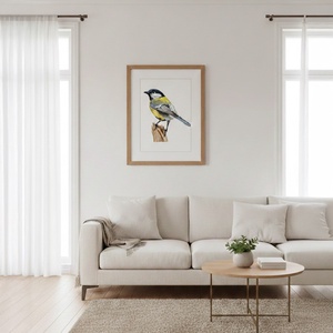 Téli ének � Akvarell hatású kék cinege art print / nyomat - művészet - grafika & illusztráció - művészi nyomat - Meska.hu