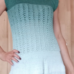 Ombre ruha/tunika, Ruha & Divat, Női ruha, Ruha, Kötés, MESKA