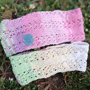 Színátmenetes anya lánya szett - ruha & divat - sál, sapka, kendő - fejpánt - Meska.hu