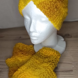 Napfény gyapjú szett, Ruha & Divat, Sál, Sapka, Kendő, Fejpánt, Kötés, MESKA