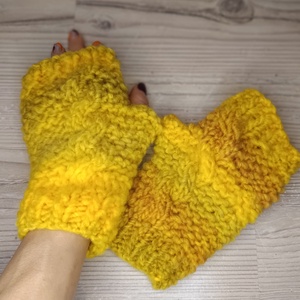 Napfény gyapjú szett - ruha & divat - sál, sapka, kendő - fejpánt - Meska.hu