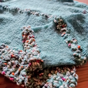 Tavasz kötött pulóver - ruha & divat - női ruha - pulóver - Meska.hu